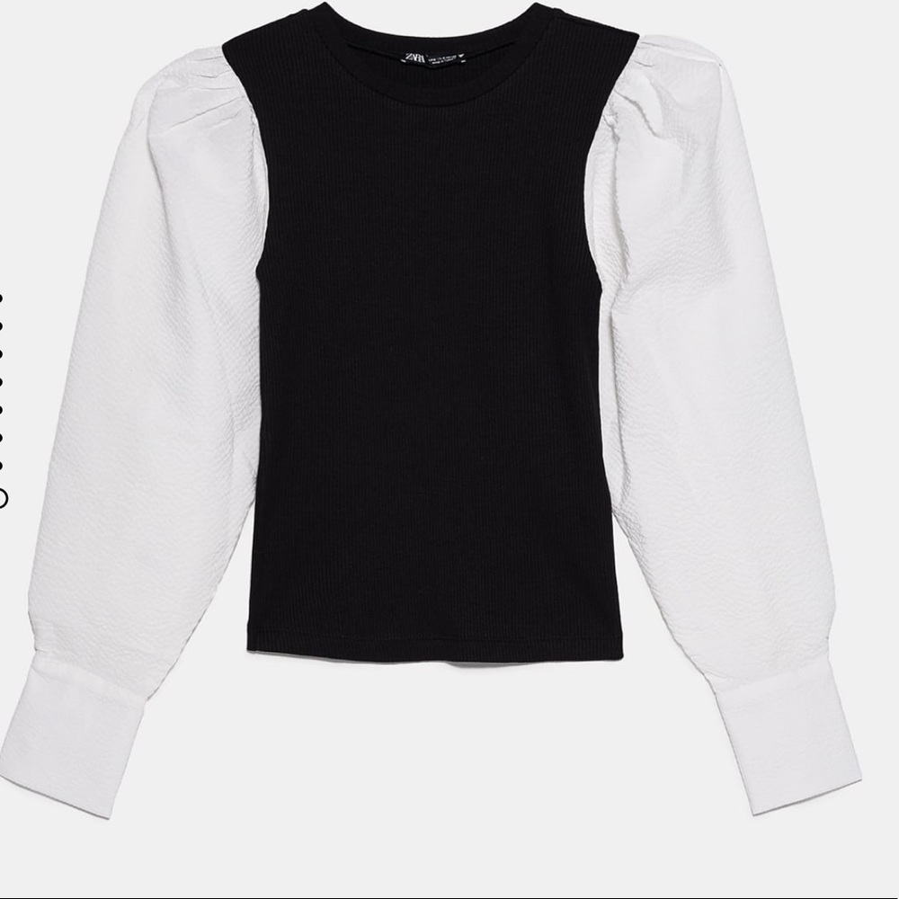 CONTRASTING TOP TRF